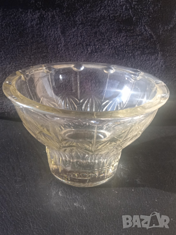 САМО 5 лв. ! Ретро Стъклена Бонбониера / Купа за ядки или др.