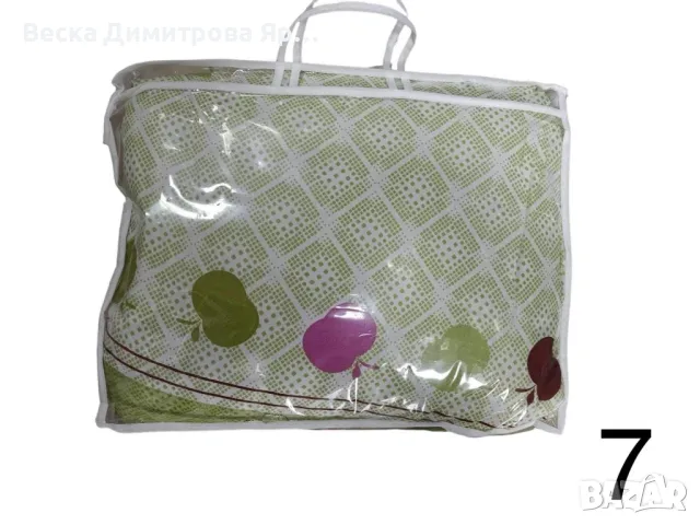 Комплект многоцветни олекотени юргани с долен чаршаф и две калъфки 50-70см, снимка 8 - Спално бельо - 48899121