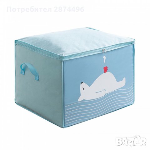 3226 Влагоустойчива сгъваема кутия за съхранение на детски дрехи и завивки, снимка 6 - Други стоки за дома - 35782523