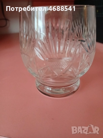 Комплект кристални чаши - от комунизма