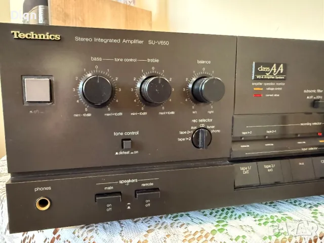Technics SU-V650, снимка 3 - Ресийвъри, усилватели, смесителни пултове - 50097681