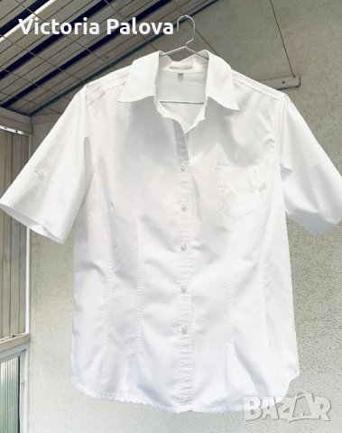 Бяла риза MARCO PECCI памук, снимка 12 - Ризи - 41491932