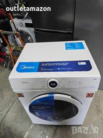 пералня Midea, Slim 9кг. , снимка 3 - Перални - 53503115
