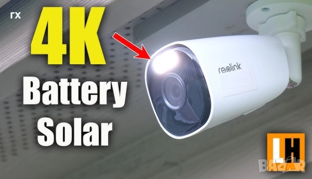 Reolink Argus Eco Ultra 4k WiFi Камера с Батерия