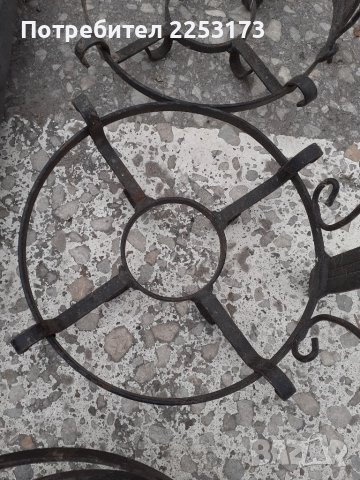 Метална стойка за сач.Ковани сачове, снимка 3 - Декорация за дома - 35949561