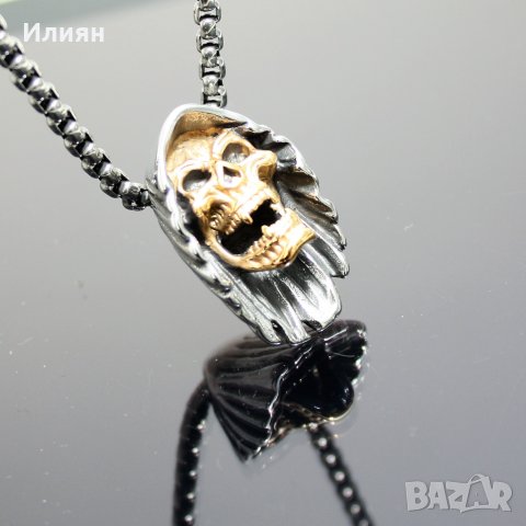 Колие от стомана , снимка 4 - Колиета, медальони, синджири - 39225367