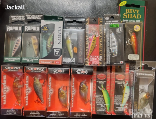 Воблер Smith,Rapala,Duo,Sakura,Lucky Craft,Shimano,ILLEX, Jackall,Storm,кефал пъстърва trout костур , снимка 5 - Стръв и захранки - 52901327