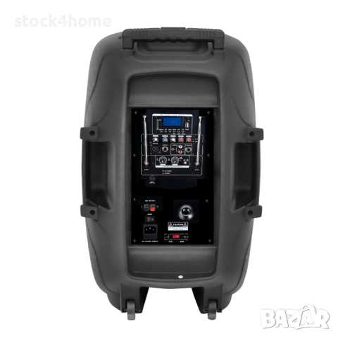 Мощна преносима тонколона с батерия, bluetooth, 2 безжични микрофона, 15 инча, 2115ADM-CB Alien, снимка 2 - Тонколони - 52721446