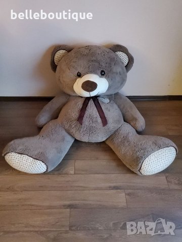 Огромно страхотно плюшено кафяво мече 150 см., снимка 4 - Плюшени играчки - 35792109