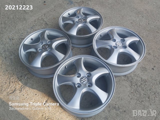 4 броя алуминиеви джанти за Suzuki Splash,Suzuki Ignis 15, снимка 3 - Гуми и джанти - 34028014