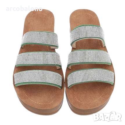 Дамски сандали на клин, 2цвята , снимка 5 - Сандали - 41334214