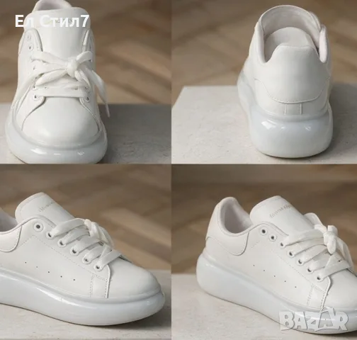 📌Alexander McQueen - Цвят Бяло 40 41 42 43 44 номер Цена 72€ Еконт, снимка 2 - Маратонки - 56217157