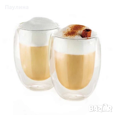 Чаша за капучино и лате 350ml, 2 броя