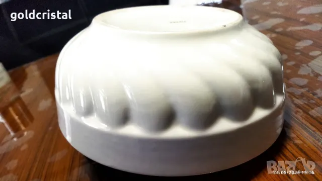 Стар български порцелан голяма купа , снимка 5 - Антикварни и старинни предмети - 50415566