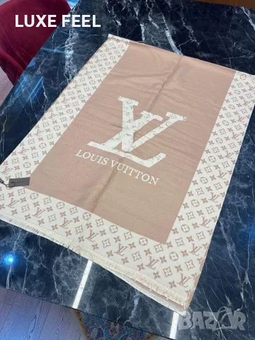 Hermes ⚜️ Louis Vuitton ⚜️ Burberry ⚜️Дамски Кашмирени Шалове , снимка 18 - Шалове - 56046118