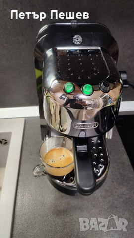 Кафемашина Delonghi Ec271.b перфектно еспресо кафе крема цедка 1100w Делонги