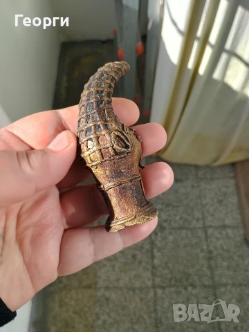 Бронзова глава,Бенин, снимка 8 - Антикварни и старинни предмети - 53255903