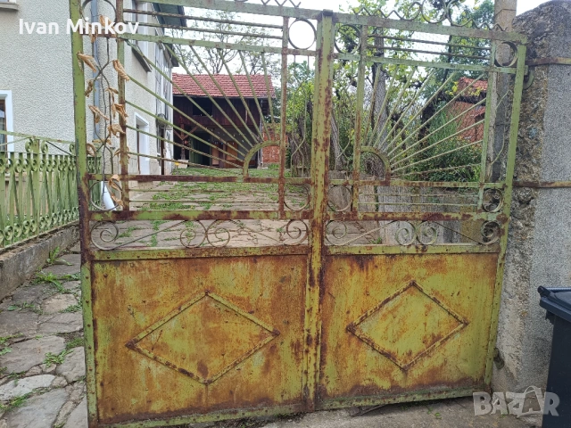 Масивна Порта 180/200 и Ограда с Орнаменти 15м., снимка 9 - Огради и мрежи - 52827966