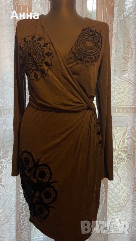 Дамска рокля с дълъг ръкав desigual, снимка 4 - Рокли - 41126318