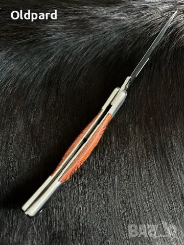 Силен голям сгъваем ловен нож Linder. (320912), снимка 5 - Ножове - 49116574