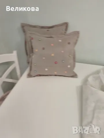 Възглавнички за декорация с релефни цветенца , снимка 3 - Декорация за дома - 50009991