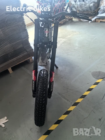 Електрически кросов велосипед HEZZO D5 – 3000W, 70 км/ч, 150 км пробег, снимка 2 - Велосипеди - 50835705