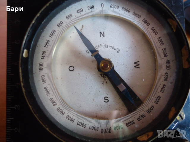 Артилерийски компас на C. Plath-Hamburg /Germany - WW2, снимка 6 - Антикварни и старинни предмети - 36085667