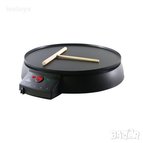 Електрически тиган за палачинки ELEKOM ЕК-616, 700 W, Черен, снимка 1