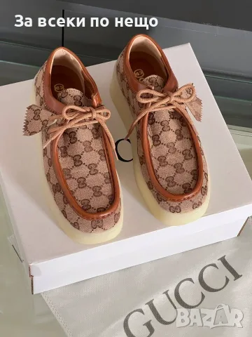 Gucci Луксозни Дамски Обувки Тип Мокасини/Уолки На Платформа Код SEM-764, снимка 2 - Дамски ежедневни обувки - 56116476