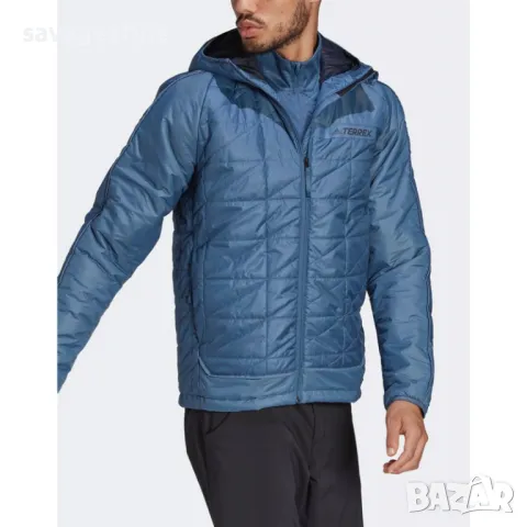 Мъжко яке ADIDAS Terrex Multi Insulated Hooded Jacket Blue, снимка 2 - Якета - 48660368