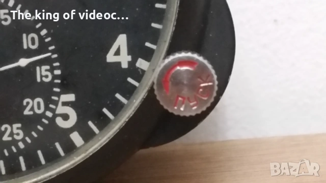 Съветски механичен часовник  за пилотска кабина от 40-те и 50 -те години , снимка 6 - Антикварни и старинни предмети - 53576165