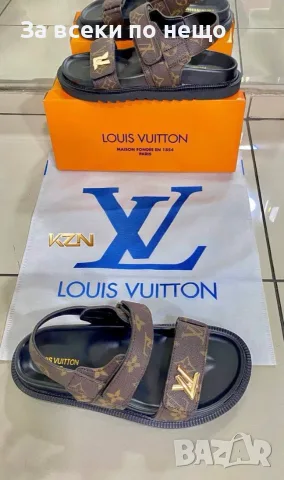 Louis Vuitton Дамски Кафеви Сандали Луис Витон Код SEM-652, снимка 3 - Сандали - 55931229