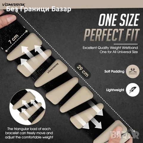 Нови Тежести за глезени и китки 2lb комплект 2 броя за домашни тренировки, снимка 3 - Фитнес уреди - 53679025