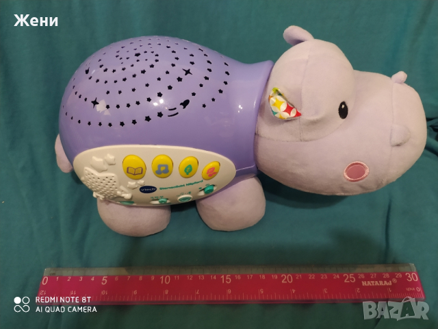 Бебешка музикална играчка прожектор Hippo Dodo VTech, снимка 7 - Музикални играчки - 44580264