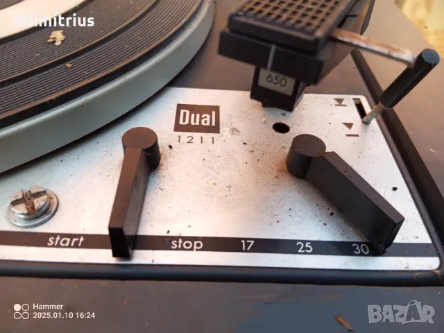 Грамофон Dual 1211, снимка 3 - Грамофони - 48630658