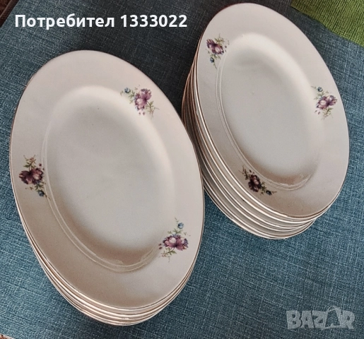 Порцеланови чинии , снимка 3 - Чинии - 52481201