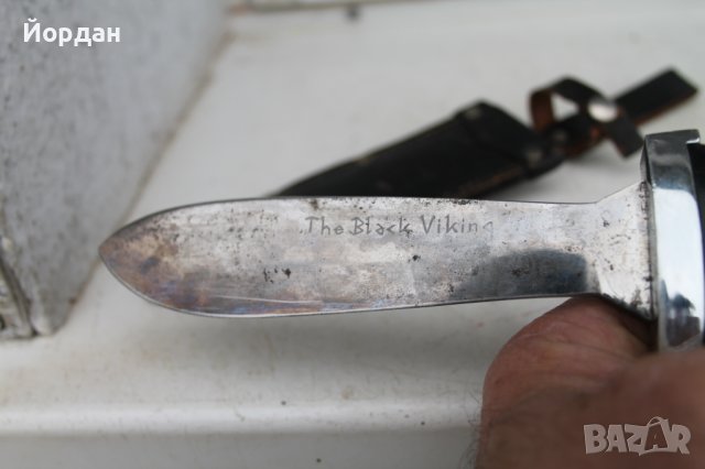 Немски скаутски нож ''The black viking'', снимка 15 - Ножове - 44294986