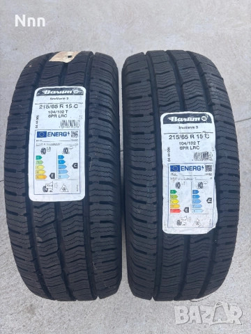 2бр.чисто нови зимни гуми Barum  215 65 R15C 
