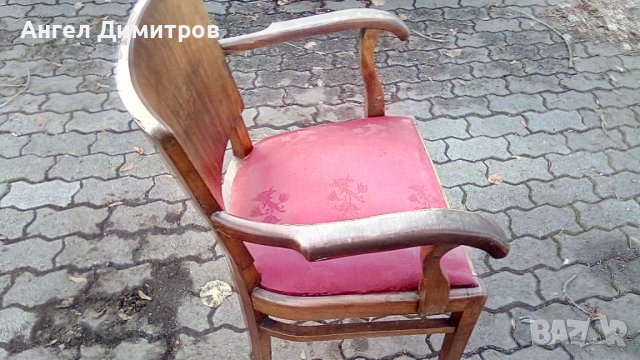 Страхотен дървен стол , снимка 8 - Антикварни и старинни предмети - 38900615