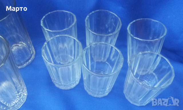 Руски стакани големи за чай, безалкохолно и малки за контцентрат и греяна ракия по 6 бр, снимка 4 - Чаши - 36254537