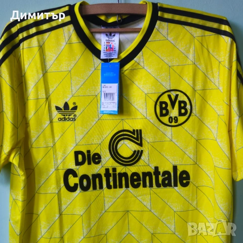 Футболна Тениска Adidas Jersey Borussia Dortmund soccer Zlatkov чисто нова размер 2XL BVB, снимка 3 - Тениски - 53392392