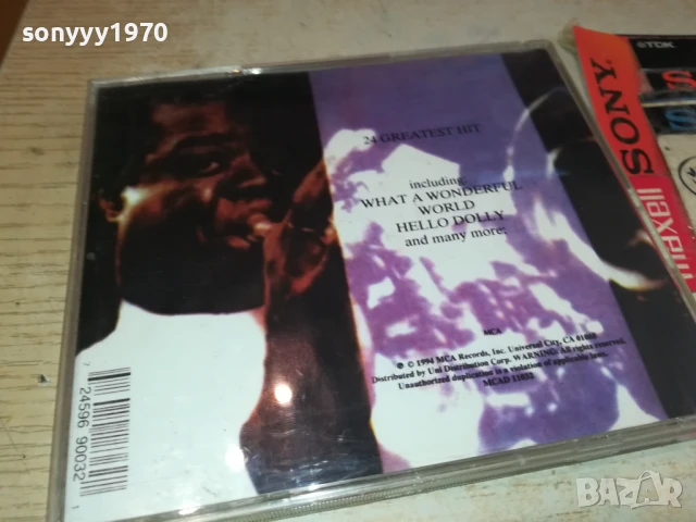 LOUIS ARMSTRONG CD 0708251835, снимка 3 - CD дискове - 51289235