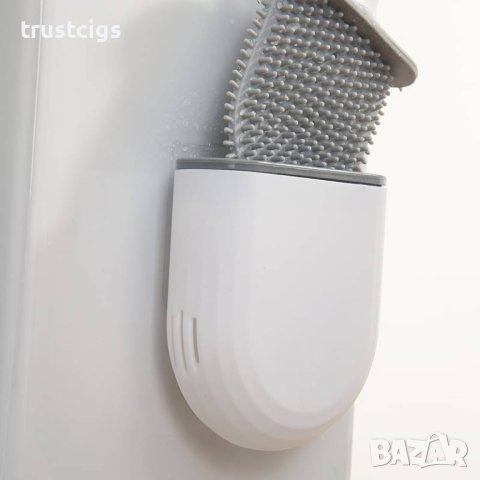 Силиконова четка за почистване на тоалетна чиния, снимка 5 - Мопове, кофи, четки и метли - 44501215