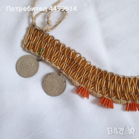 Стар накит за глава,прочелник, снимка 2 - Антикварни и старинни предмети - 51338406