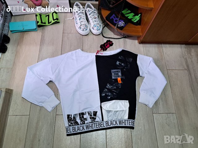 Дамска бяла блуза с джоб, снимка 7 - Спортни екипи - 40377581