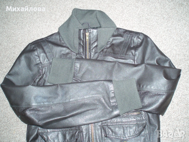 Страхотно кожено яке от естествена кожа ! Сега намалено!, снимка 8 - Якета - 53732041