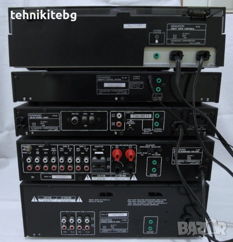 ⭐⭐⭐ KENWOOD ROXY CD-9 ⭐⭐⭐ Рядко срещана компонентна ретро система с ракла, снимка 11 - Аудиосистеми - 25896559