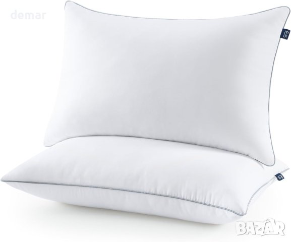 BedStory Pillows 2 бр. хипоалергенни луксозни възглавници за легло (42X70 CM), снимка 2 - Възглавници - 44151556