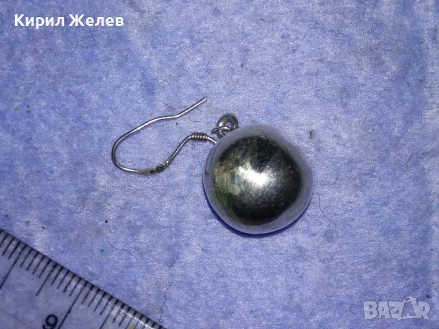 СТАРА СРЕБЪРНА КЛАСИЧЕСКИ РЕТРО СТИЛ ОБЕЦА ТОПЧЕ СРЕБРО 925 РЪЧНА ИЗРАБОТКА 22174, снимка 9 - Антикварни и старинни предмети - 40921147