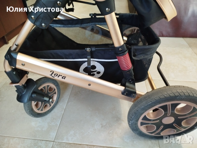 Бебешка количка Лорели Лора Lorelli Lora сет 3 в 1, снимка 6 - Детски колички - 52033926